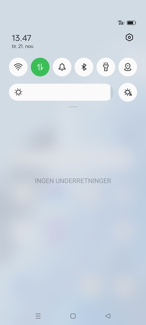 Aktiver topmenuen igen