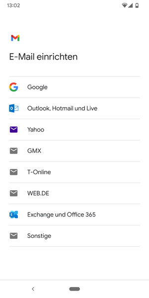 Wählen Sie Sonstige