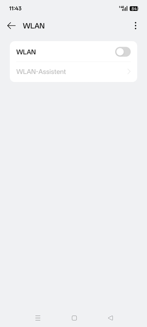 Schalten Sie WLAN ein