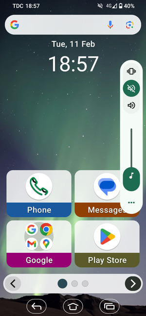 Select Mute to change to silent mode