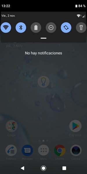 Deslice hacia abajo el menú superior de nuevo