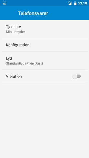 Vælg Konfiguration