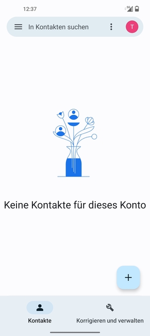Wählen Sie Korrigieren und verwalten