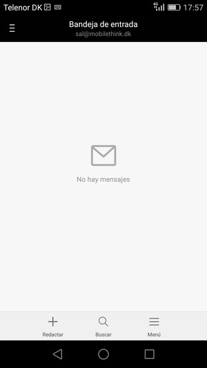 Su Gmail/Hotmail está listo para usar