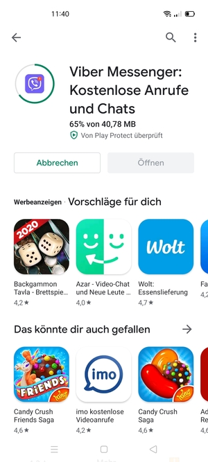Warten Sie, bis der Installationsprozess  beendet ist