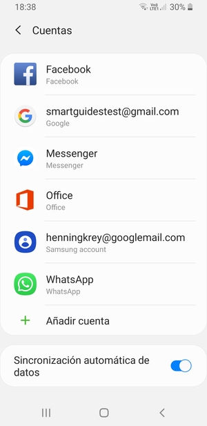 Seleccione su cuenta Google