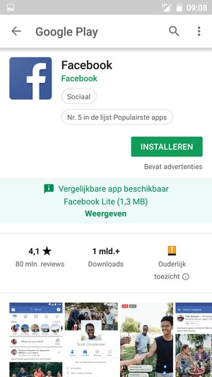 Selecteer INSTALLEREN