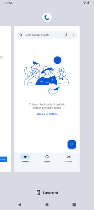 Scorri verso l'alto le app per chiuderle