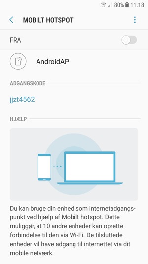Vælg Menu-knappen