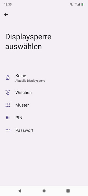 Wählen Sie Muster