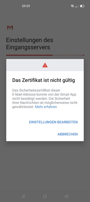 Wählen Sie EINSTELLUNGEN BEARBEITEN