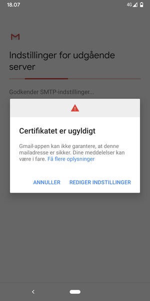 Vælg REDIGER INDSTILLINGER