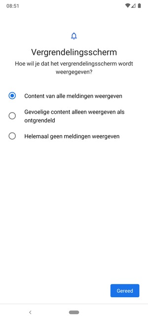Selecteer uw voorkeursoptie en selecteer Gereed