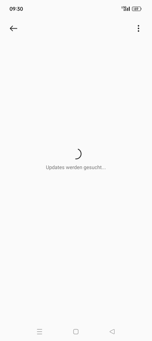 Warten Sie, bis die Suche abgeschlossen ist