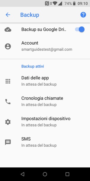 Seleziona Account