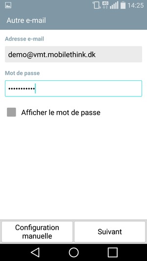 Saisissez votre adresse e-mail et votre mot de passe. Sélectionnez Suivant