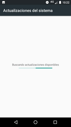 Espere a que la búsqueda termine