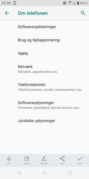 Vælg Softwareopdateringer