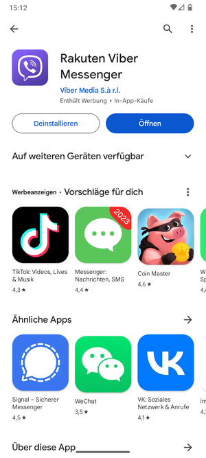 Wählen Sie Öffnen