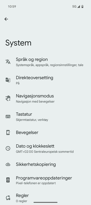 Velg Programvareoppdateringer