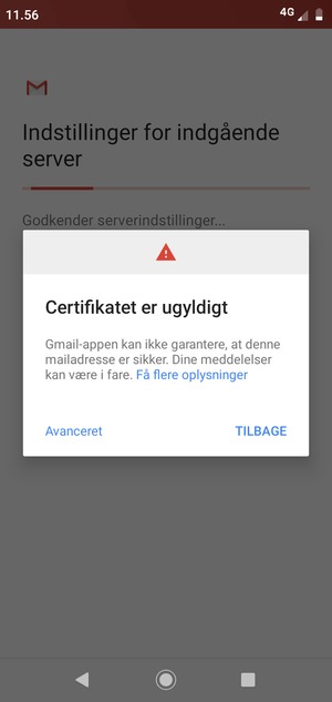 Vælg Avanceret