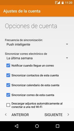 Seleccione SIGUIENTE