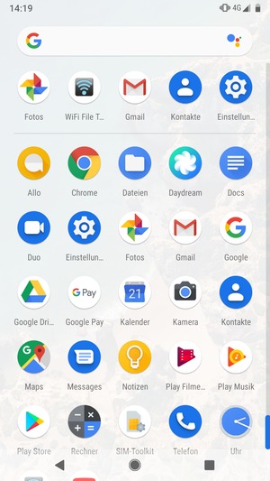 Wählen Sie Gmail