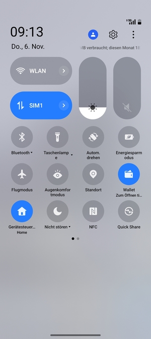 Schalten Sie Energiesparmodus ein