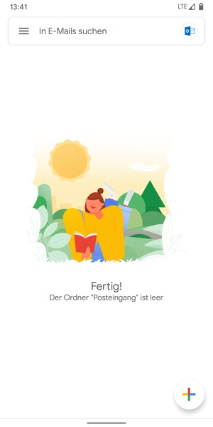 Ihr Hotmail Konto ist einsatzbereit