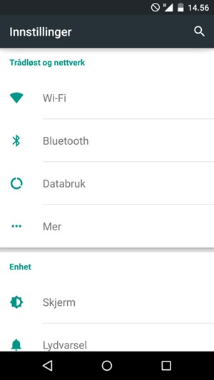 Velg Wi-Fi