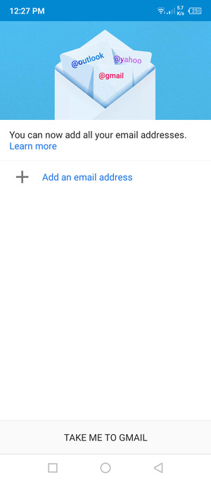 Select Add an email address