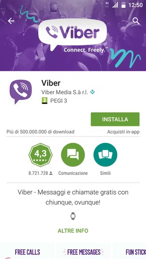 Seleziona INSTALLA