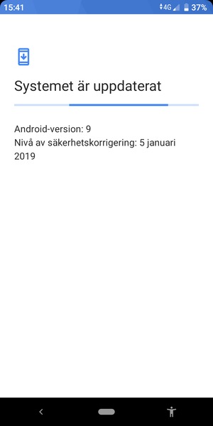 Vänta på att sökningen avslutas