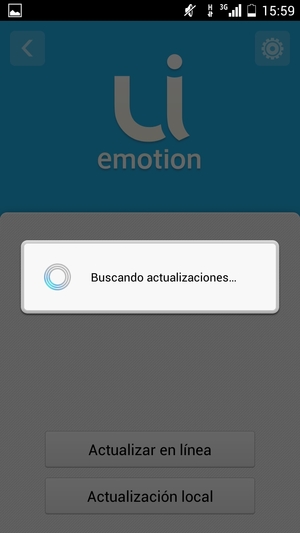 Espere a que la búsqueda termine