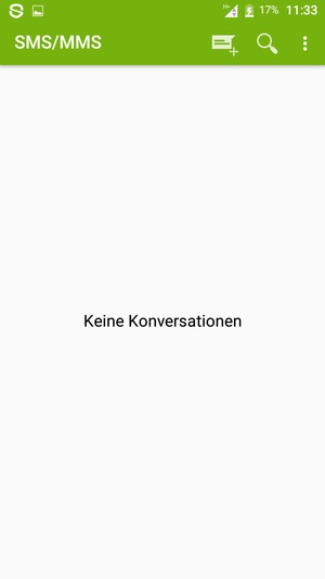 Wählen Sie die Menü-Taste