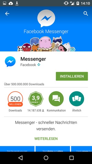 Wählen Sie INSTALLIEREN