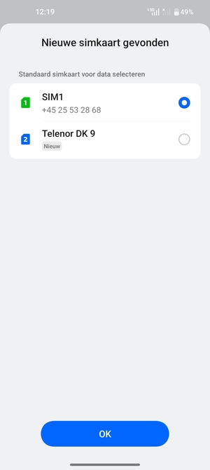 Selecteer Public en OK