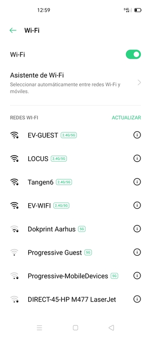 Seleccione la red inalámbrica a la que desea conectarse