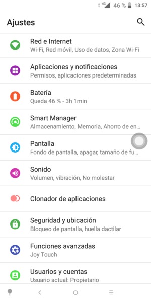 Seleccione Batería