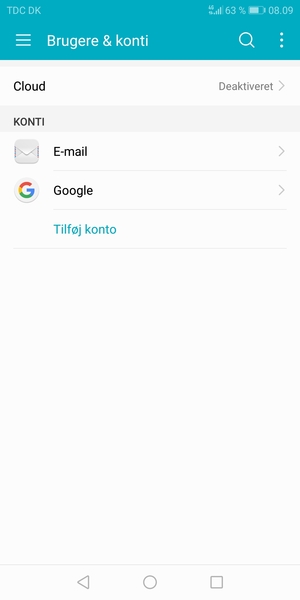 Vælg Google