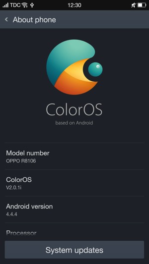 Select System updates