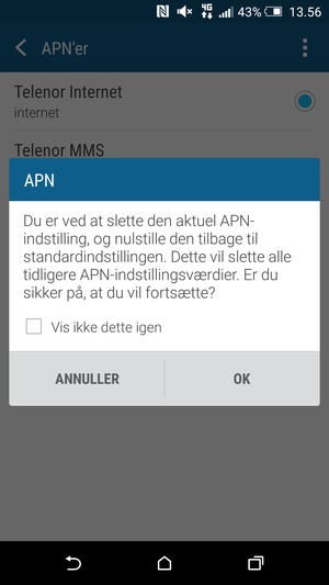 Vælg OK