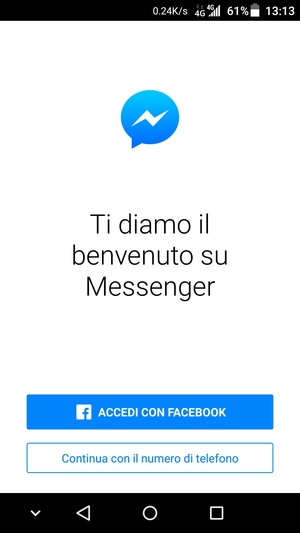 L'app è pronta per l'uso