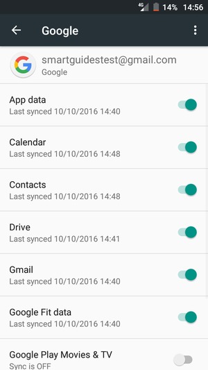 Make sure Contacts is selected and select the Menu button