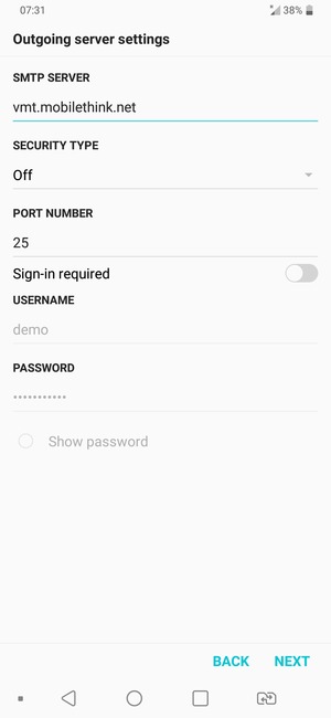 Turn off Sign-in required and select NEXT