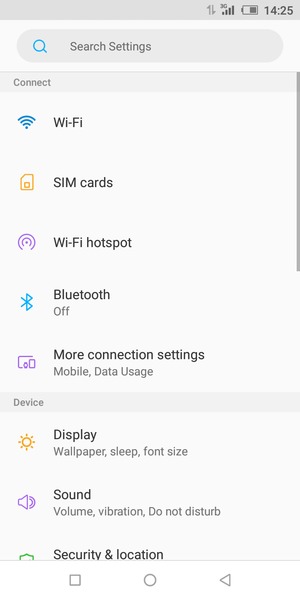 Select Wi-Fi