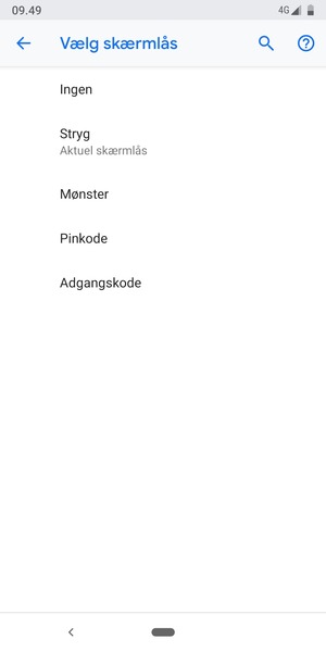 Vælg Mønster