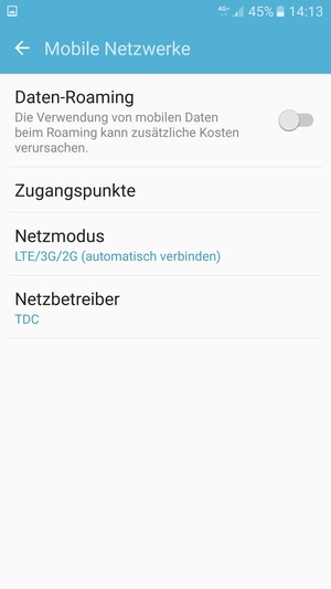 Wählen Sie Zugangspunkte