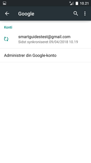 Vælg din konto