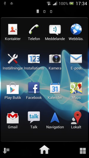 Välj Inställningar